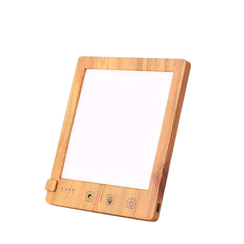 Lampe luminothérapie effet bois fatigue
