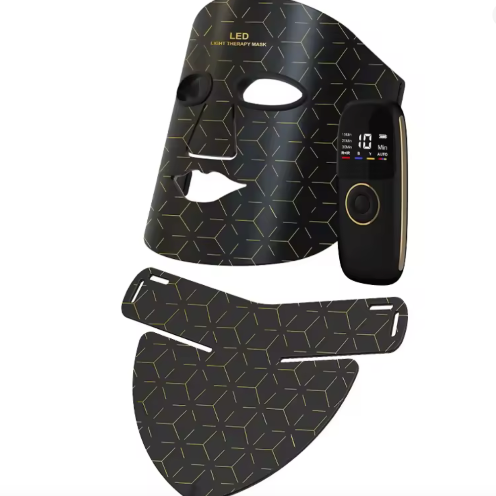 Masque luminothérapie visage cou poitrine souple