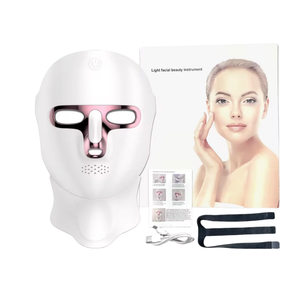 Masque luminothérapie visage cou rigide prix