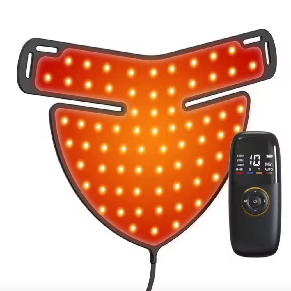 Masque luminothérapie visage cou poitrine souple bas