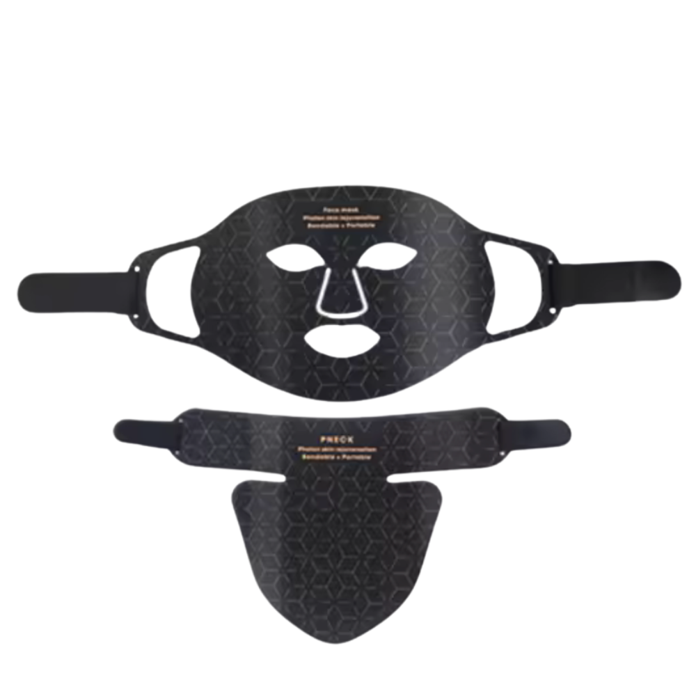 Masque luminothérapie visage cou poitrine souple face