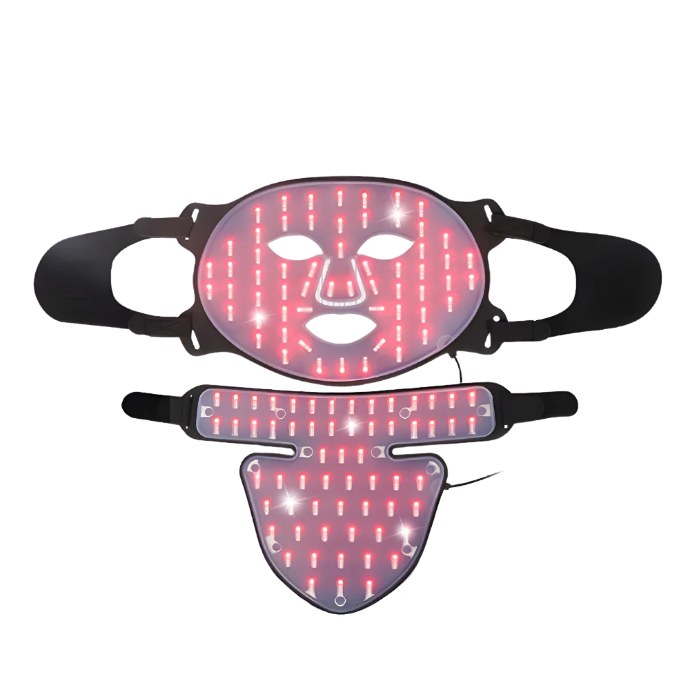 Masque luminothérapie visage cou poitrine souple dos