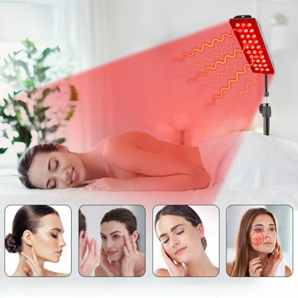 Lampe luminothérapie lumière rouge visage