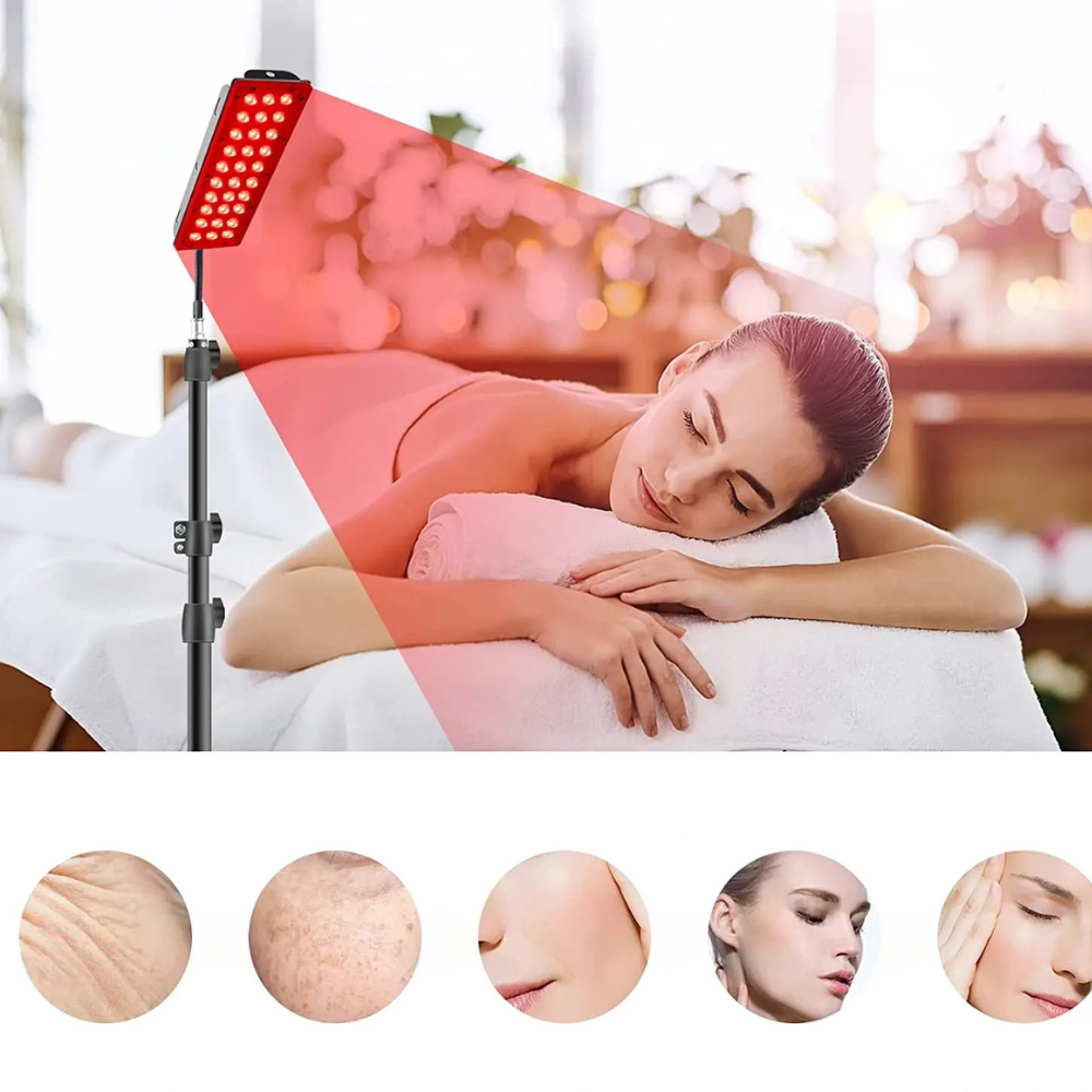 Lampe luminothérapie lumière rouge peau