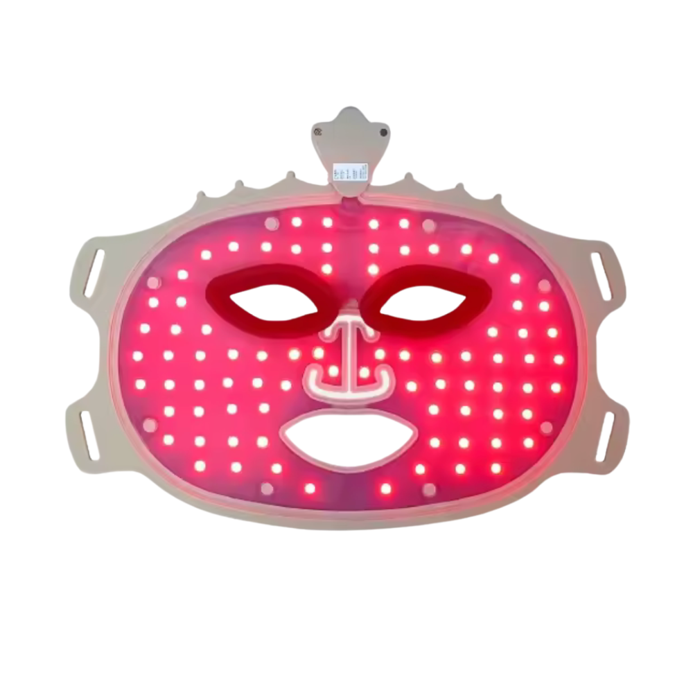 Masque visage luminothérapie souple LED rouge