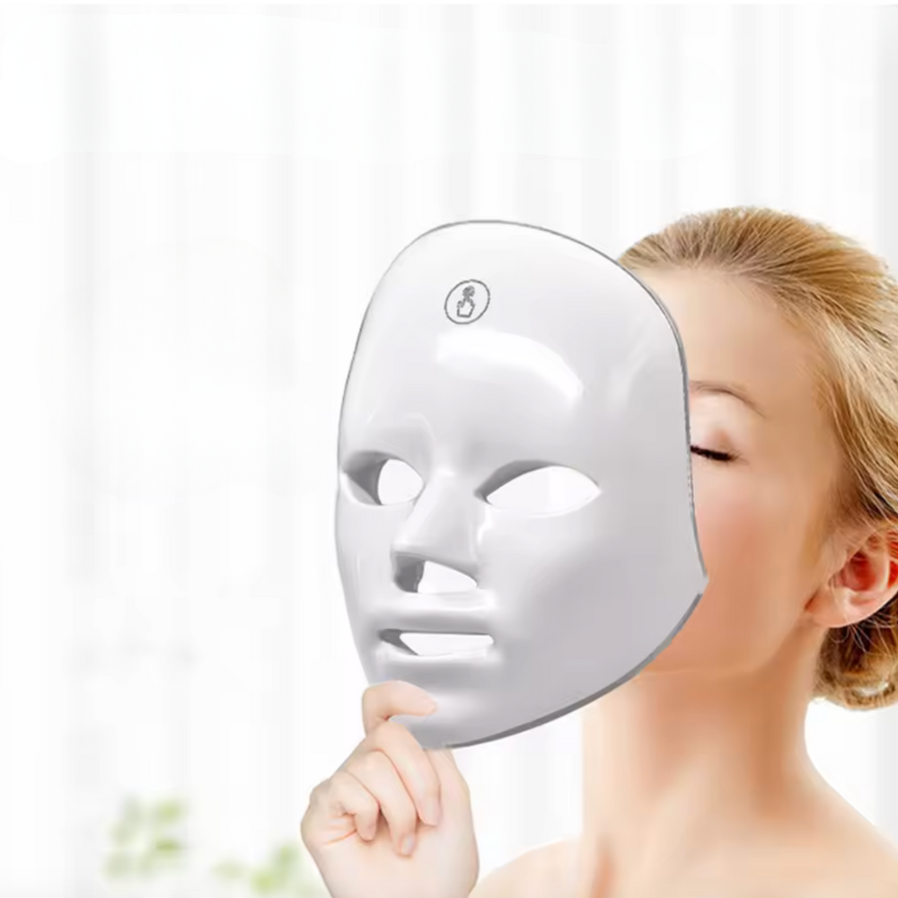 Masque luminothérapie visage rigide effets