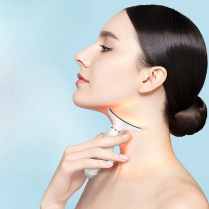 Appareil luminothérapie anti-rides visage cou lifting