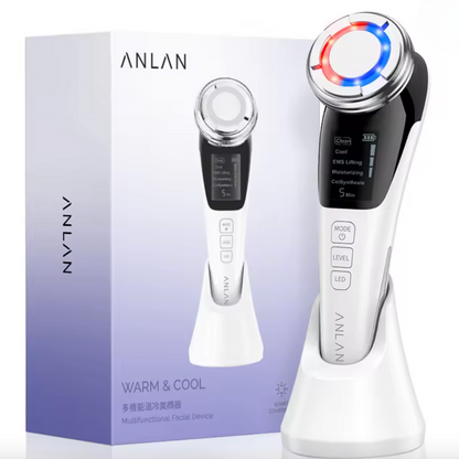 Masseur luminothérapie microstimulation blanc