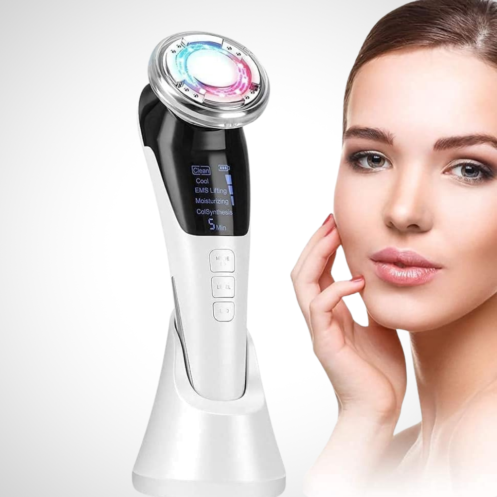 Masseur luminothérapie microstimulation rides